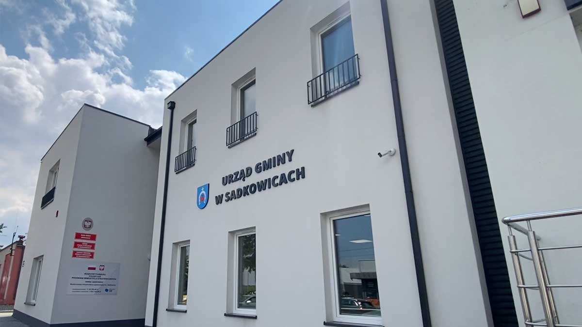 Nowy budynek Urzędu Gminy Sadkowice