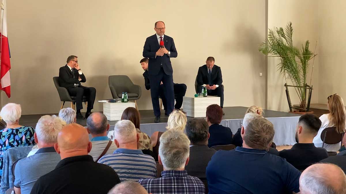 Marcin Przydacz z wizytą w Powiecie rawskim